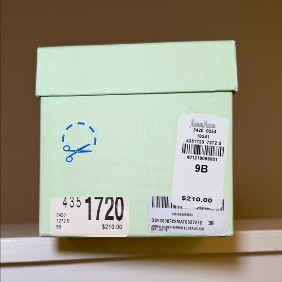 Off-White Pool Slides - Picture 2 of 2